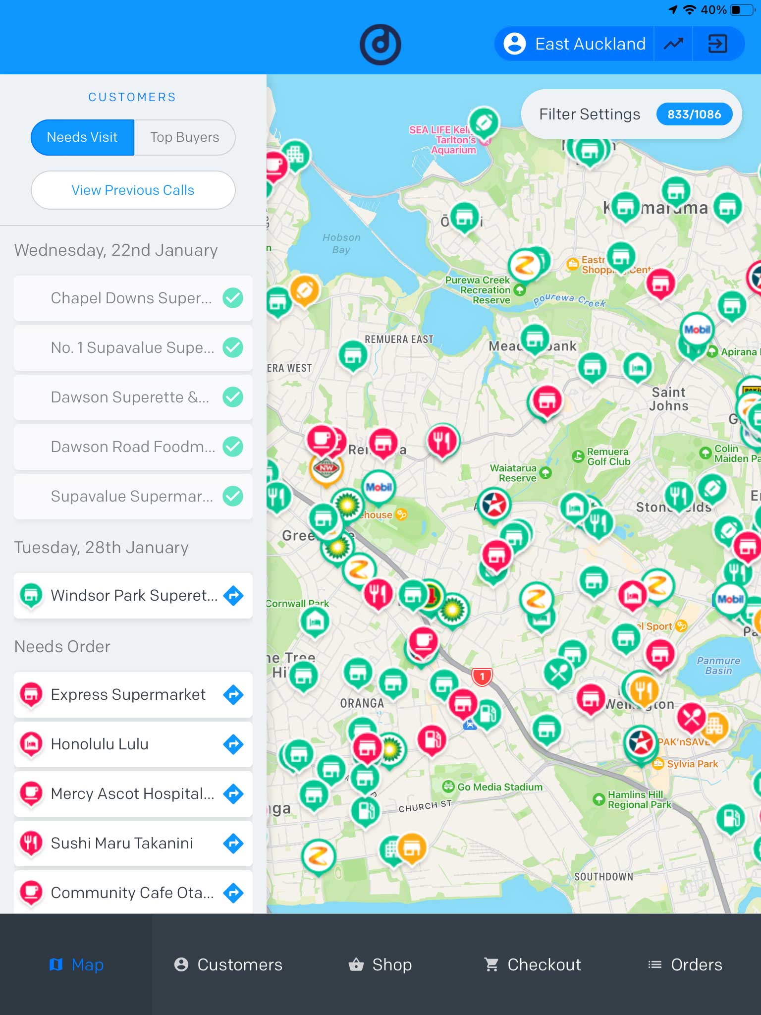 Customer Insights interface